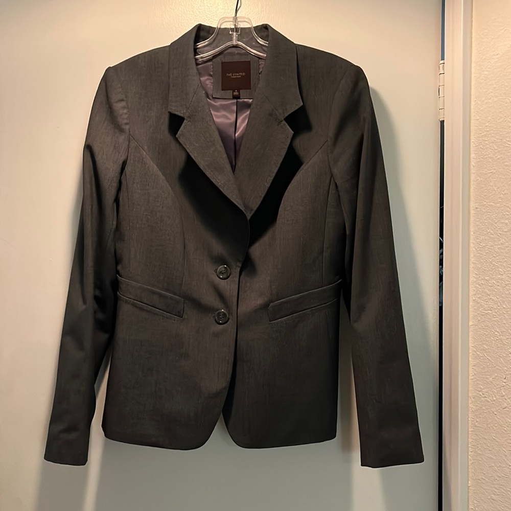 Set of 2 full suits in grey and navy by The Limited Jackets/skirts/Pants